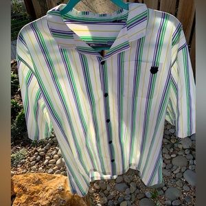 Superdry Men’s Short Sleeve Button Down Striped